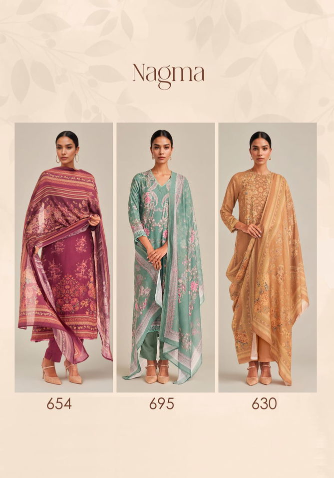 Nagma By Sahiba Twill Digital Printed Dress Material Wholesale price In Surat